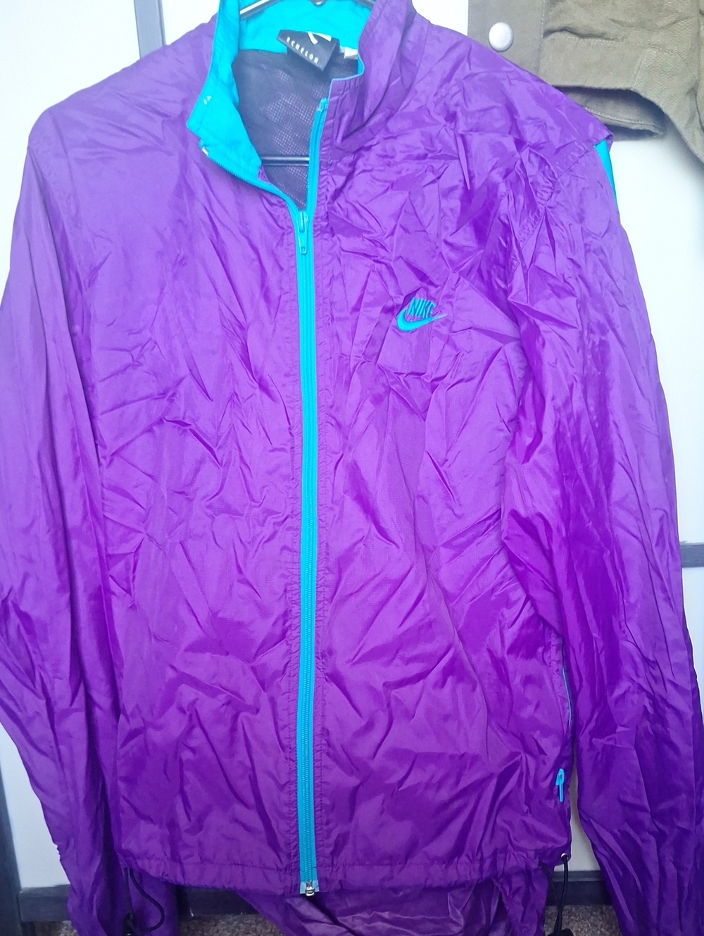 Nike Purple Jacket with Teal Trim